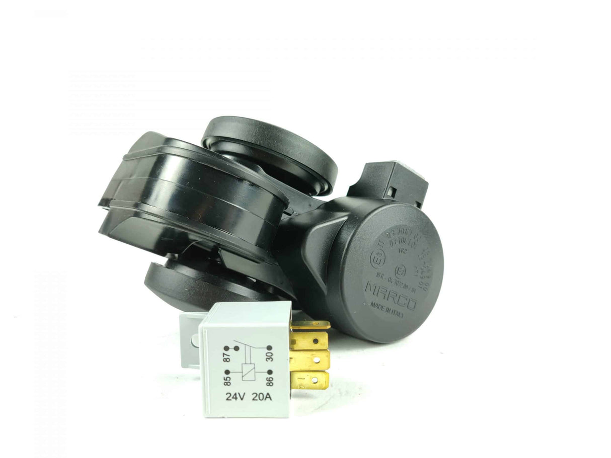 Bocina de compresor de doble tono 112 dB para coche y camión