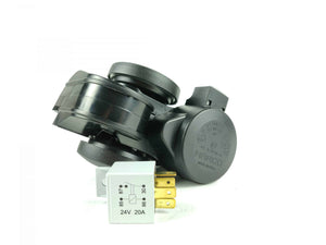 Bocina de compresor de doble tono 112 dB para coche y camión