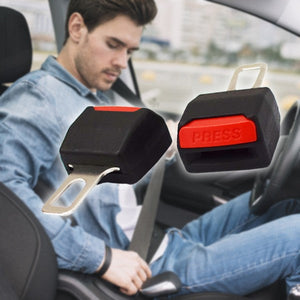 Universeller Sicherheitsgurt-Adapter, 2er-Set mit Carbon-Optik