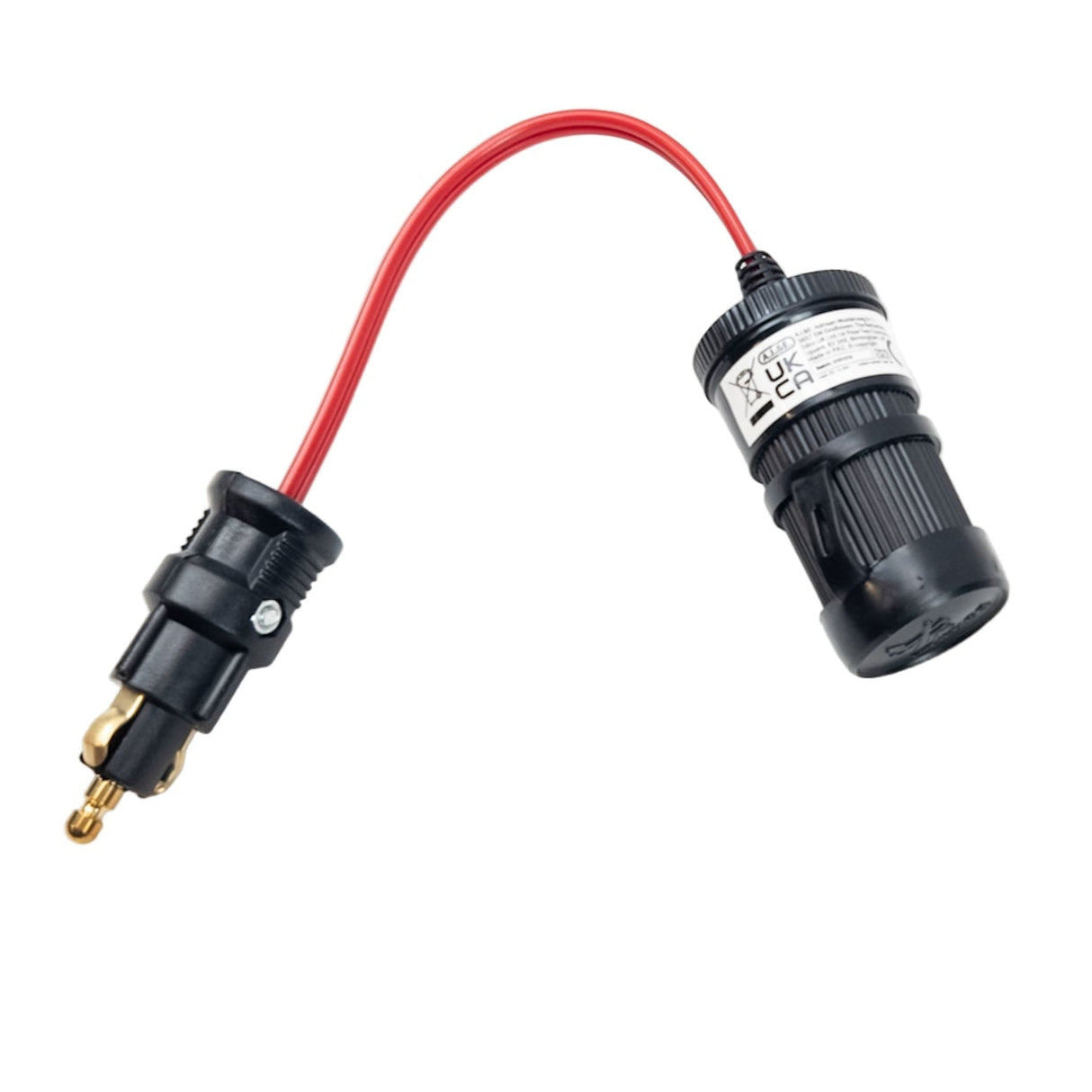 Kfz-Steckdosen-Adapter mit Schutzkappe, 12/24V, 12A