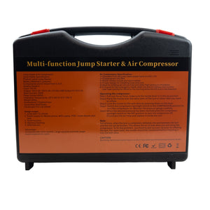 Kit multifunción de arranque para batería de coche 12V con compresor y linterna LED