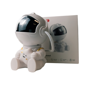 Mini Proiettore Galassia Astronauta - Bianco