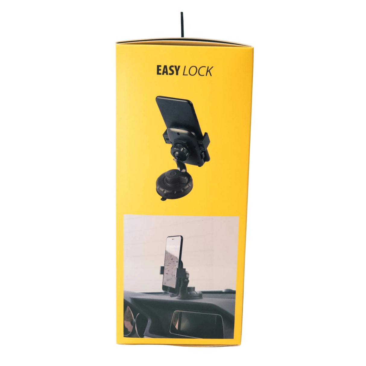 Soporte de móvil para coche con cierre automático para parabrisas y salpicadero