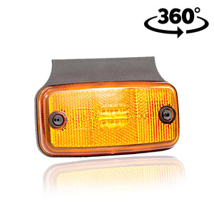 Lampada di Posizione LED Gialla con Supporto Grande