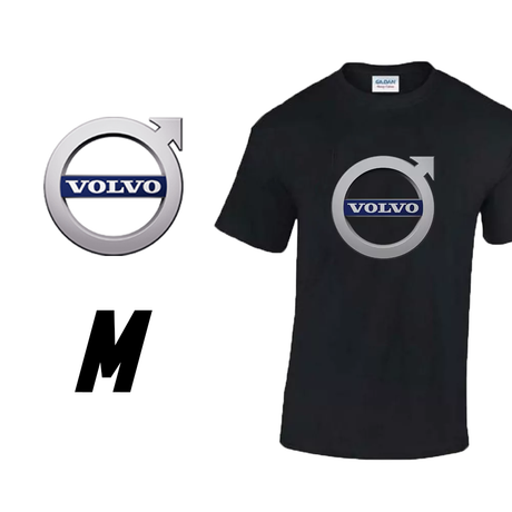 Volvo T-Shirt aus 100% Baumwolle – Schwarz