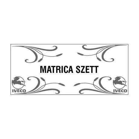 4-teiliges LKW-Seitenfenster Aufkleber-Set – verschiedene Marken