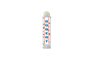 Mini bandiera con nome (M-Z) con ventosa