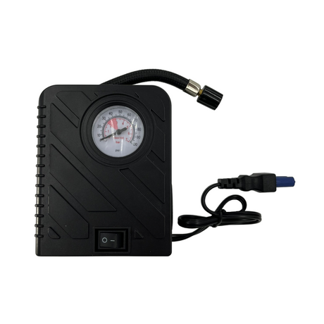 Arrancador de batería multifunción 12V con compresor, cargador USB y linterna