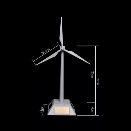 Solarbetriebene Windmühle – Dekoratives Modell mit 360°-Solartechnologie