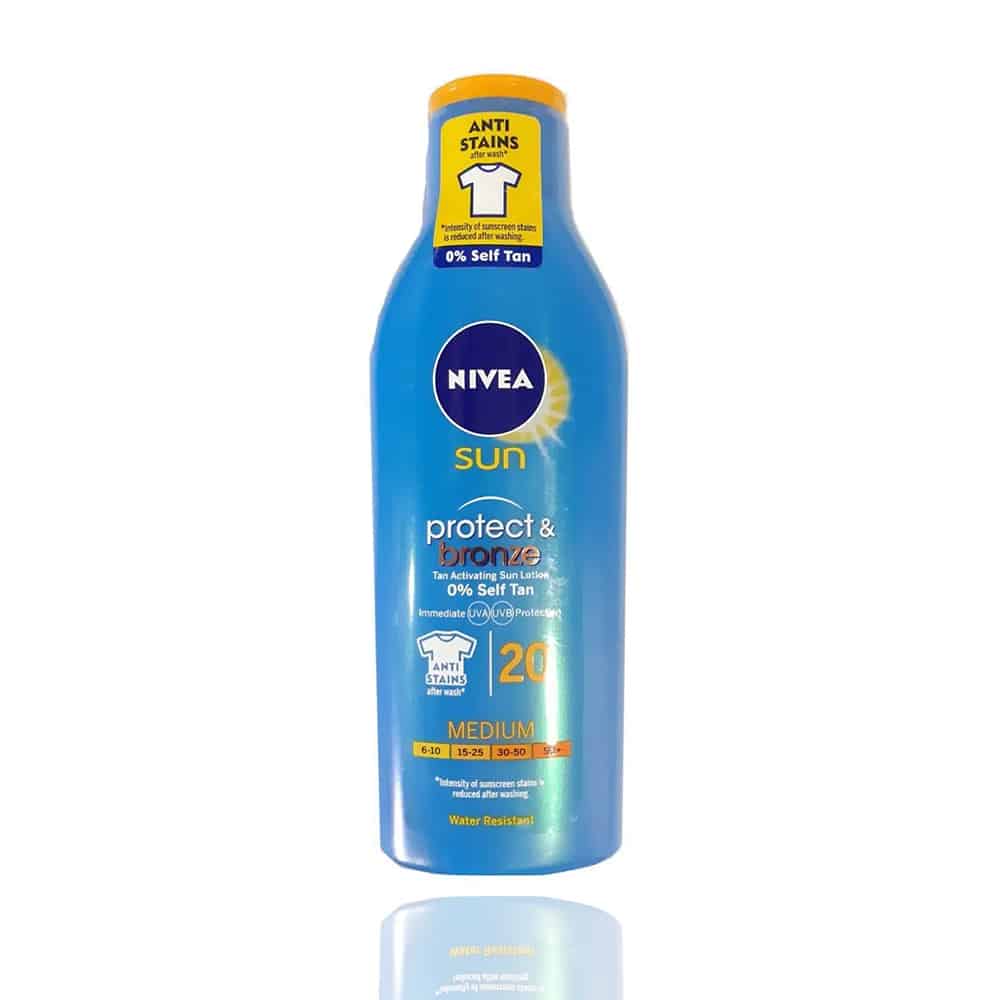 Nivea Sun Protect & Bronze SPF20 Latte Solare 200ml