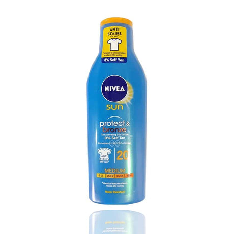 Protector Solar Nivea Sun Protect & Bronze SPF20 200ml