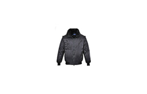 Blouson aviateur 3-en-1 noir