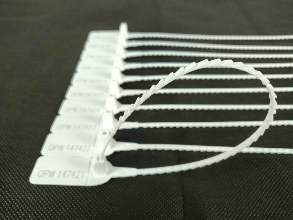 Sigillo di sicurezza numerato in plastica