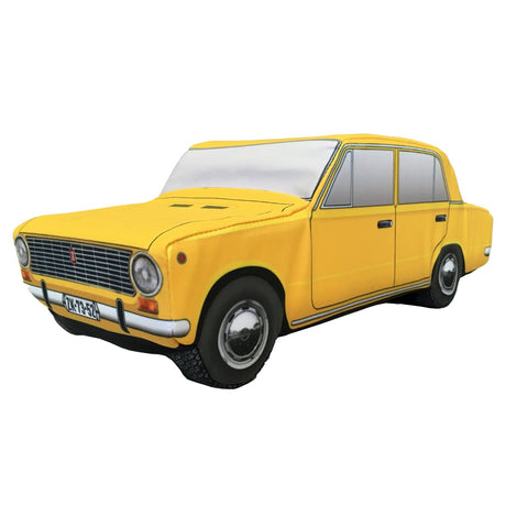 Lada 2101 Plüschauto – 40 cm, abnehmbarer Bezug, rot oder gelb
