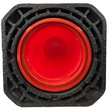 Segnalatore Stradale 75 cm con Base in Plastica