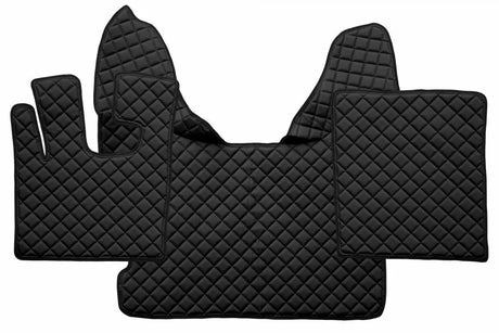 Passgenaue Kunstleder-Fußmatte, gesteppt – für DAF XF 105 Automatik