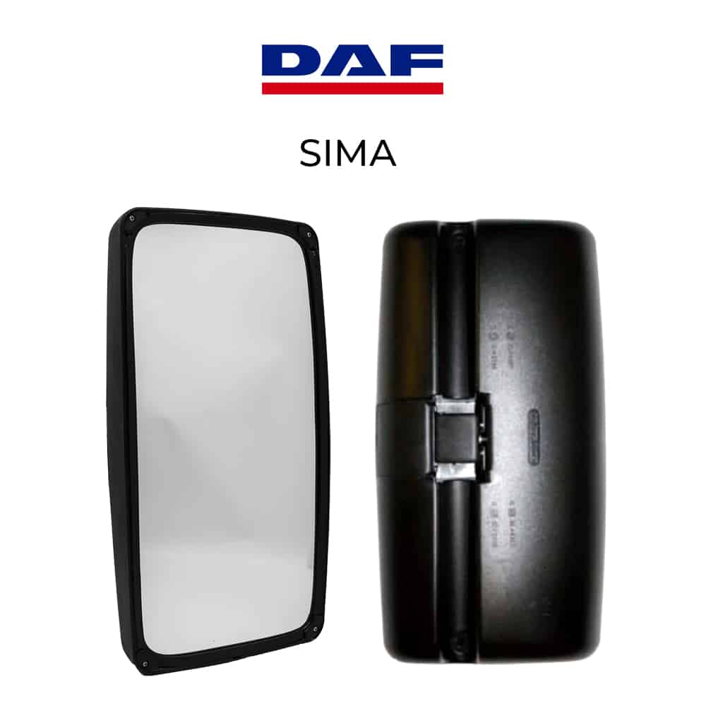 Rétroviseur pour DAF 392x205 mm – Version chauffante ou standard