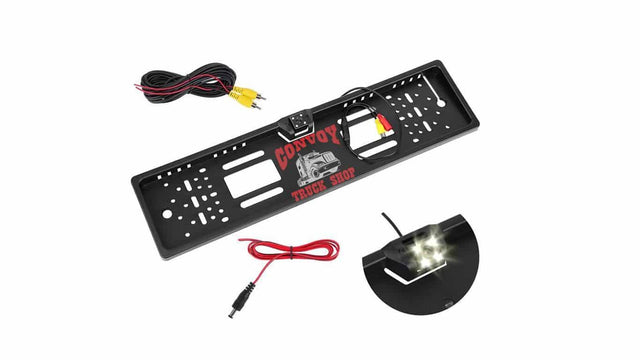 Câmera de Ré Integrada na Moldura da Placa 12V