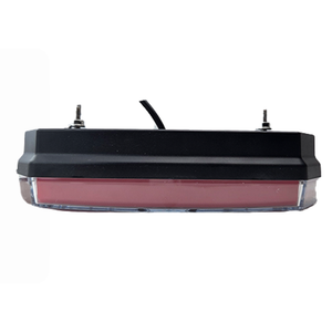 Luz trasera LED izquierda 3 funciones con prisma triangular y cable, 12V