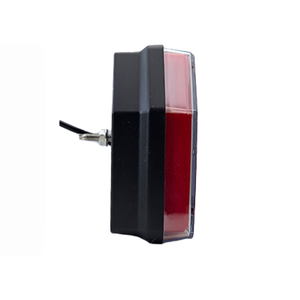 Luz trasera LED izquierda 3 funciones con prisma triangular y cable, 12V