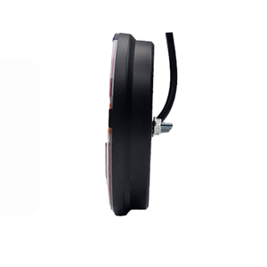 Luz Traseira Redonda LED com Função de Pisca – Transparente, 12/24V