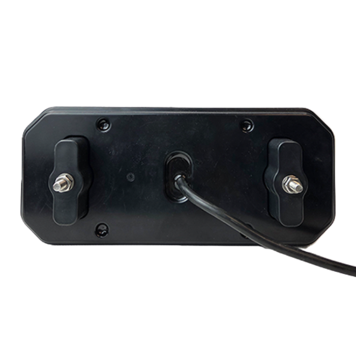 LED Rückleuchte mit 6 Funktionen – Nebel- und Rückfahrlicht, mit Dreiecksreflektor, 12/24V