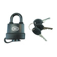 Waterproof Security Padlock – Black, with 3 Keys