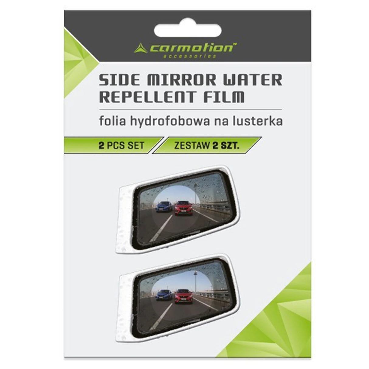 Lot de 2 films hydrophobes pour rétroviseur – Ø 100 mm