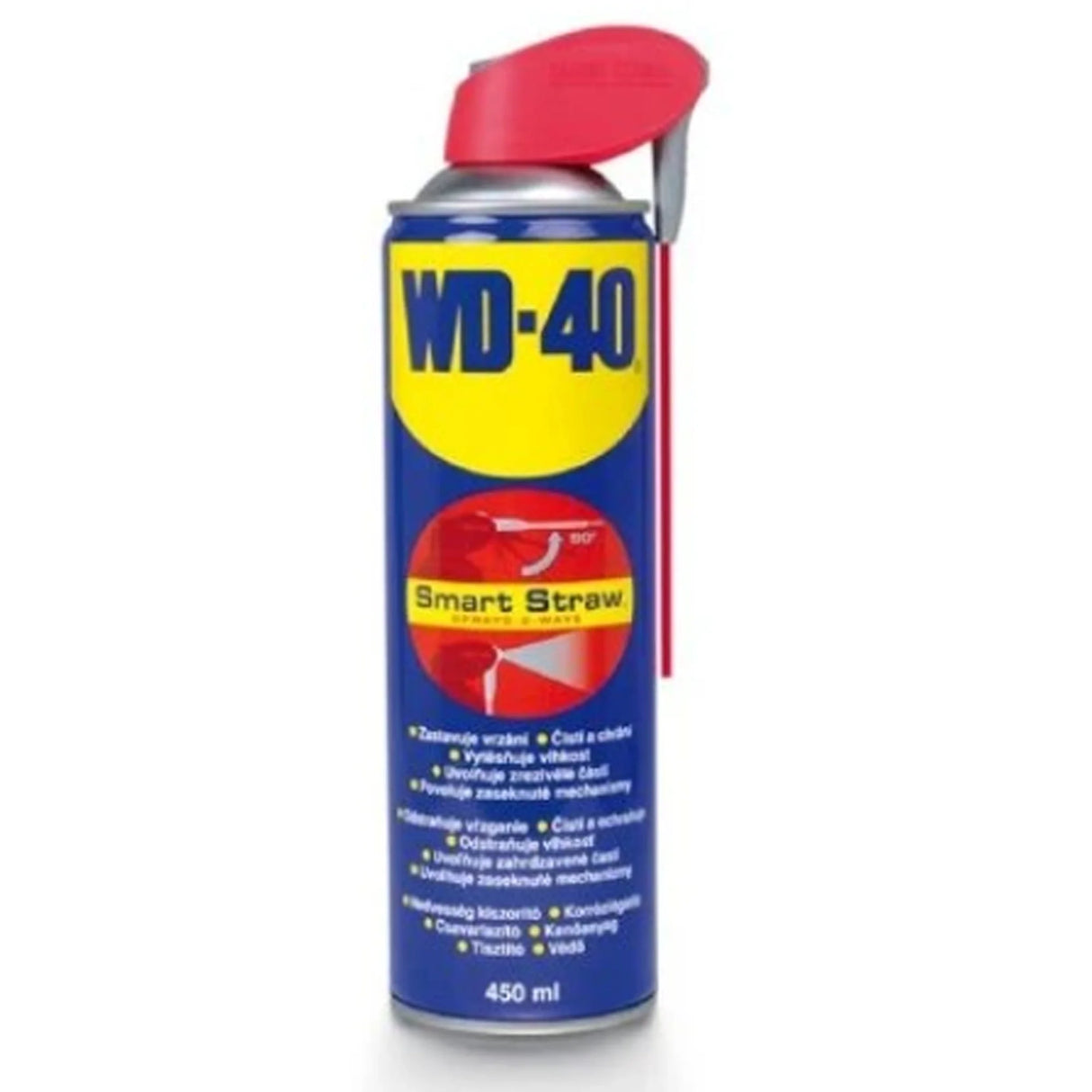 WD-40 Spray 450 ml avec pulvérisateur Smart Straw
