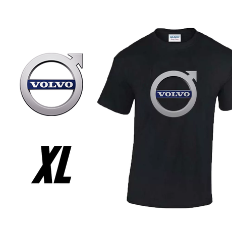 Volvo T-Shirt aus 100% Baumwolle – Schwarz