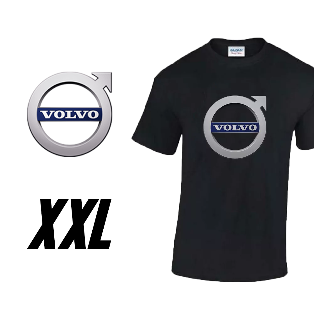 Camiseta Volvo 100% algodón – Negra