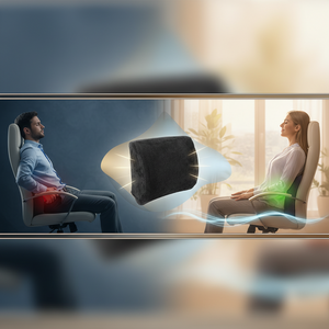 Apoio Lombar Ergonômico com Espuma de Memória