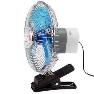 Ventilador Automotivo 18 cm – 12V ou 24V, Clipes ou Ventosa