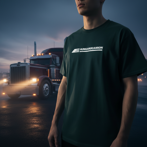 Camiseta Hungarocamion de algodón negro