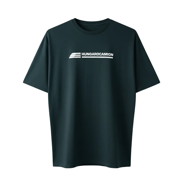 Camiseta Hungarocamion de algodón negro