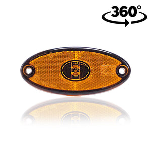 Feu de position LED ovale FlatpointII Aspöck