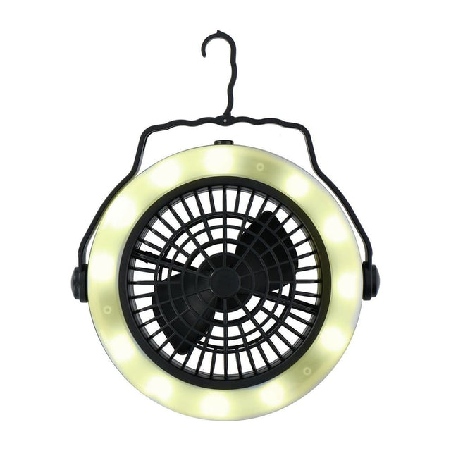 Grundig 2-in-1 LED Campinglampe mit Ventilator