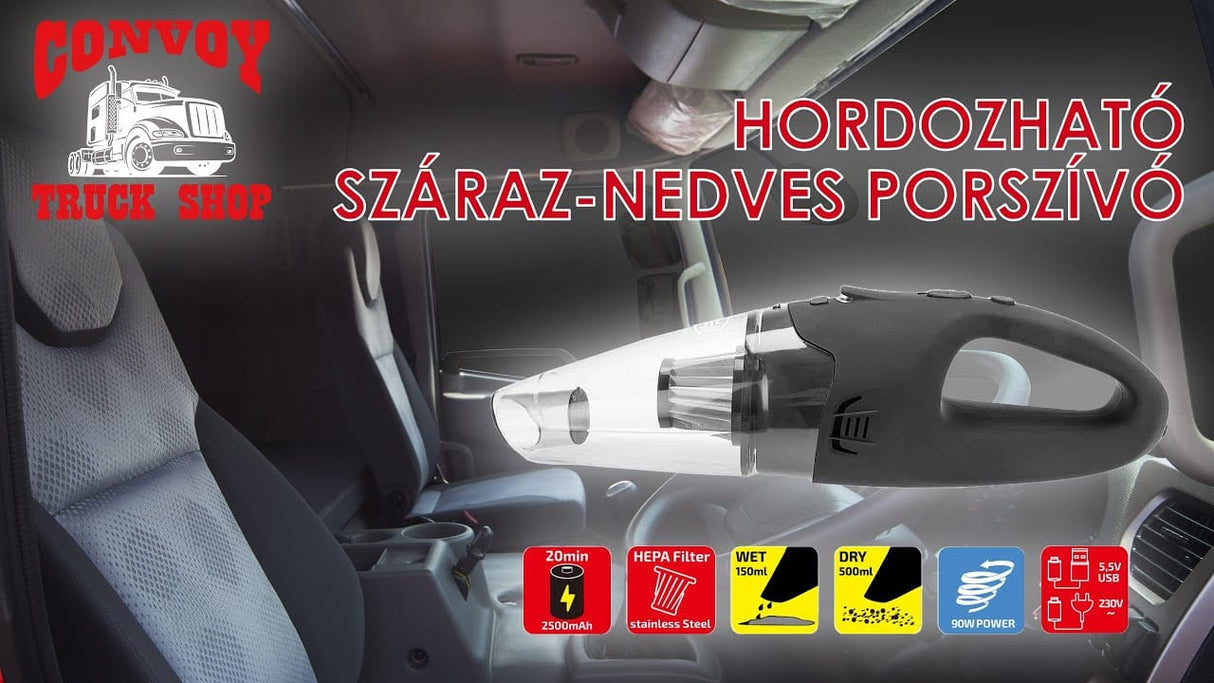 Kabelloser Auto-Handstaubsauger mit Akku