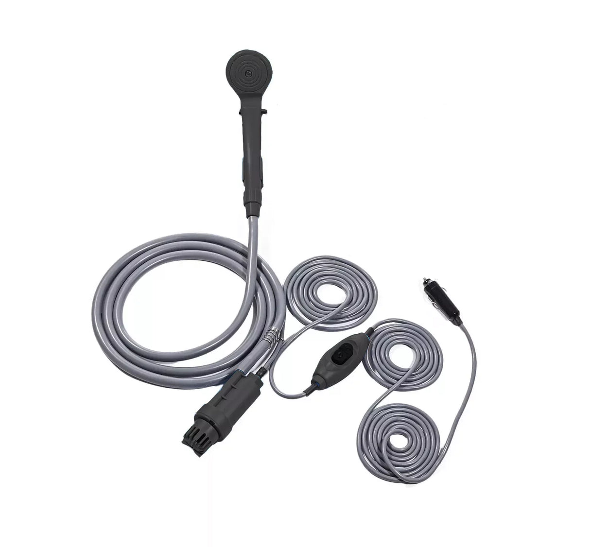 Ducha portátil para camping con conexión de 12V