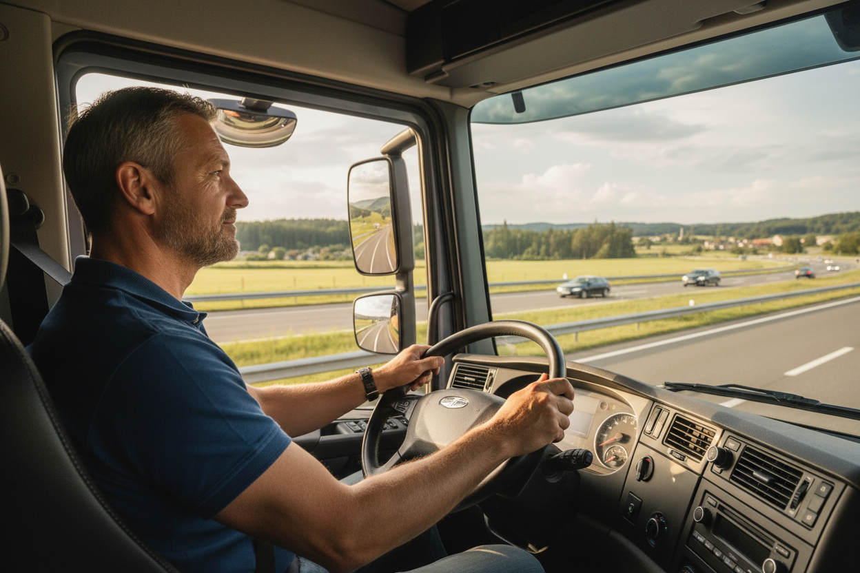 Professional driver banner